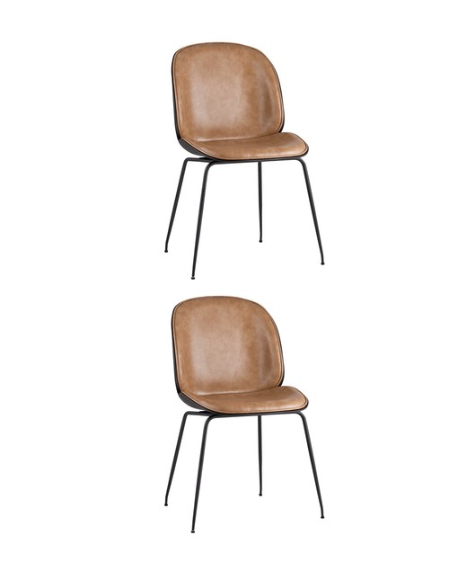 Комплект стульев Stool Group Beetle 8329 PU BEIGE BOX