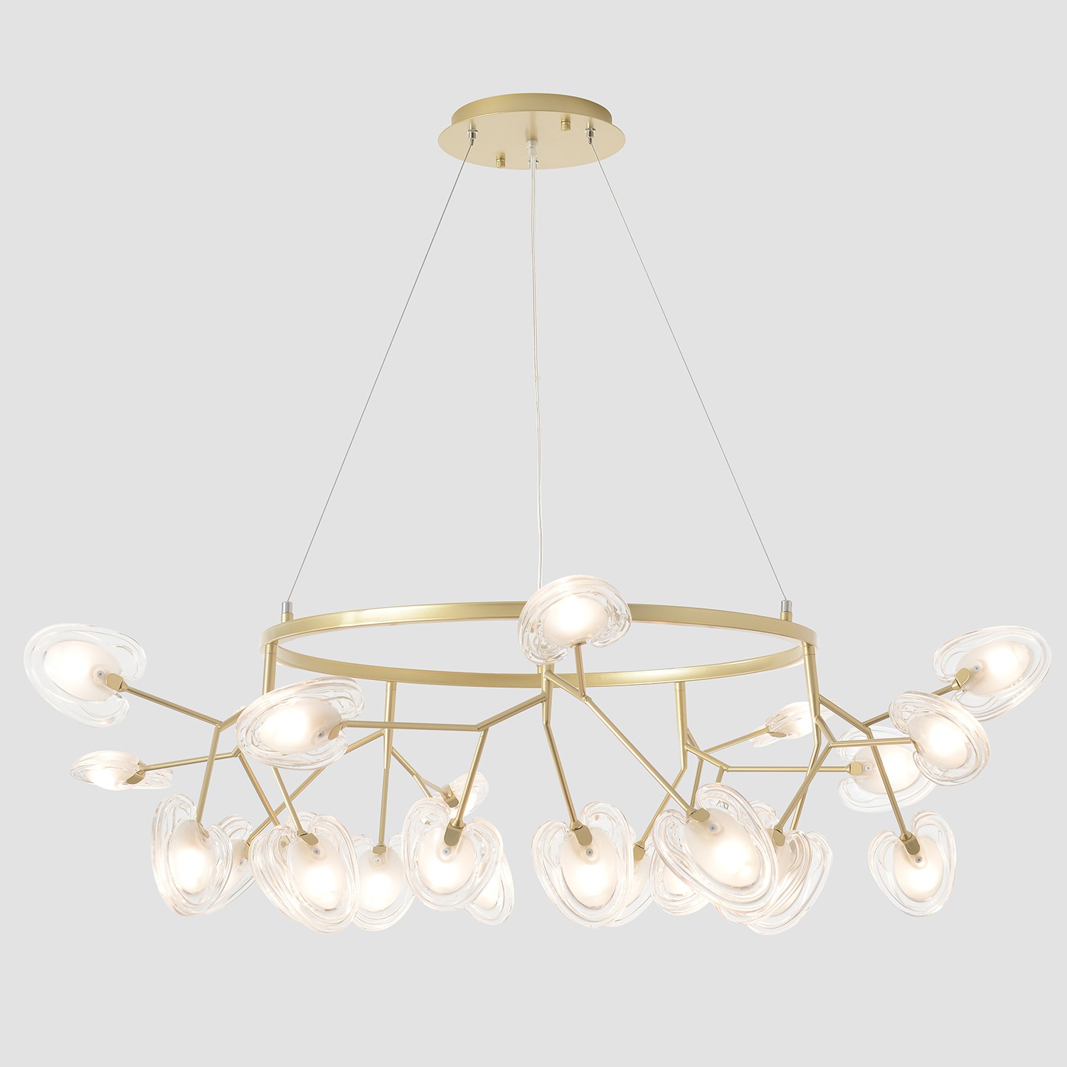 Подвесная люстра Crystal Lux Sole SOLE SP25 GOLD