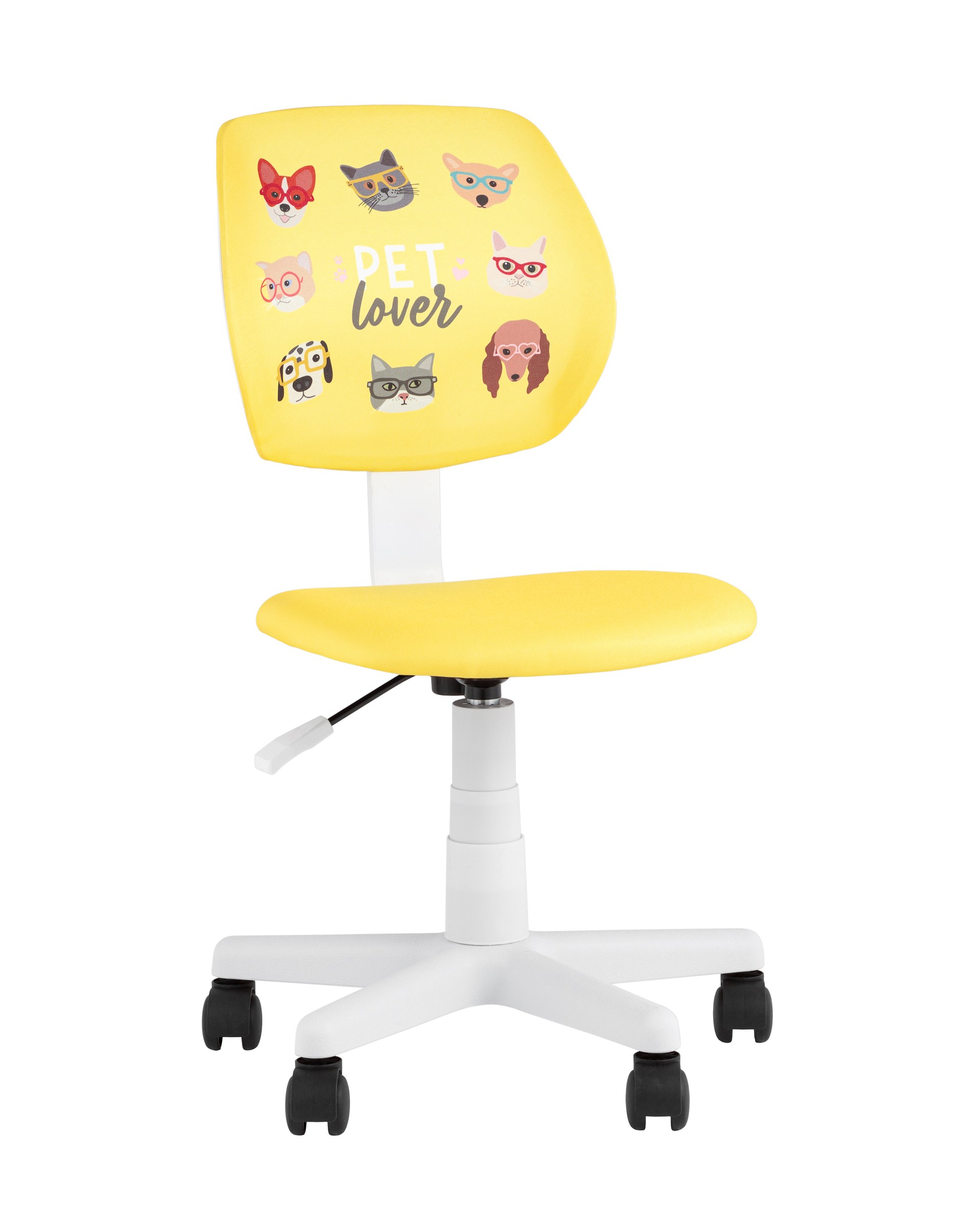 Компьютерное кресло Stool Group ЛОЛО 5256D-W Pet yellow