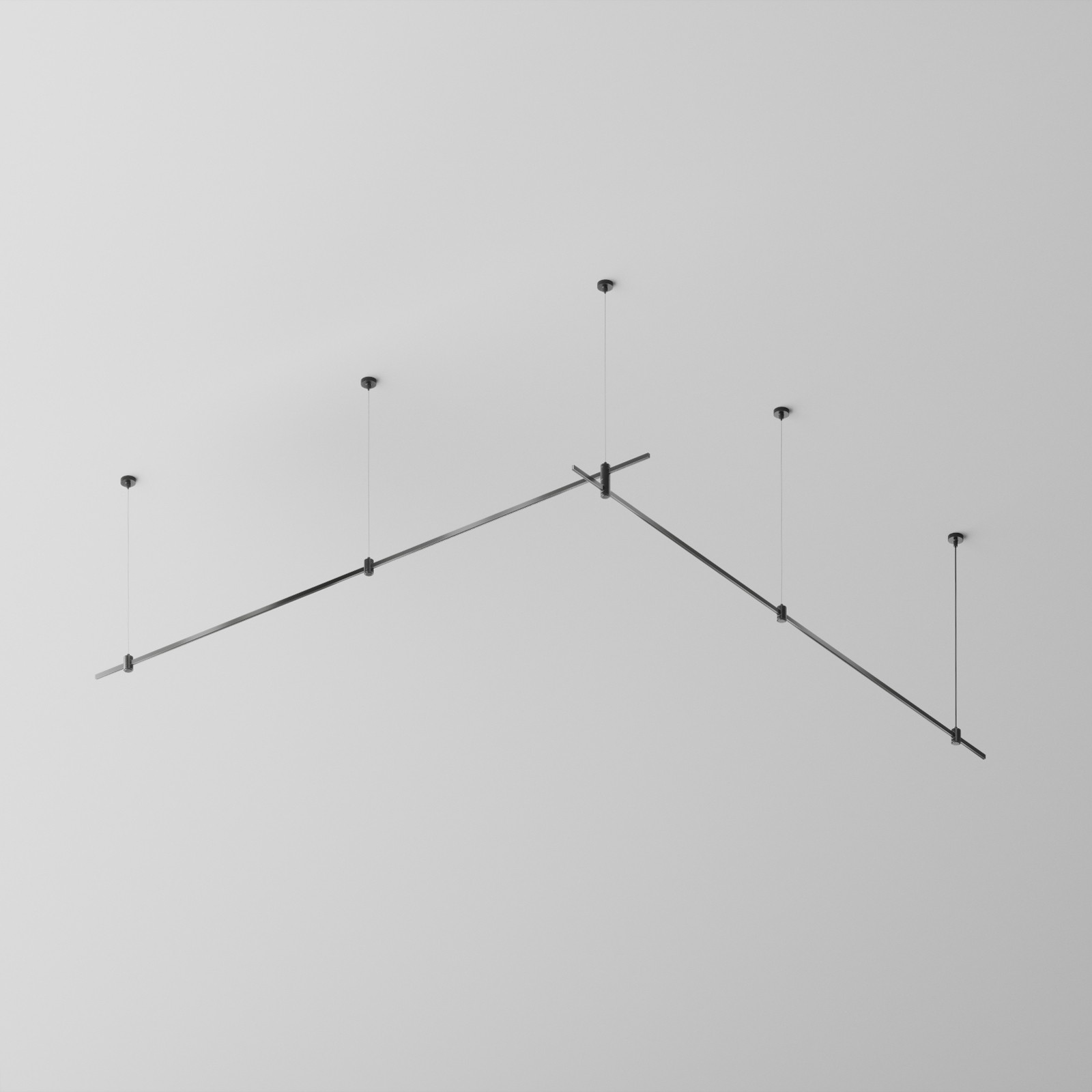 Основание на тросовых подвесах Hang для трековых светильников Flarity Maytoni Готовые конструкции TFC-Flar-H06-B