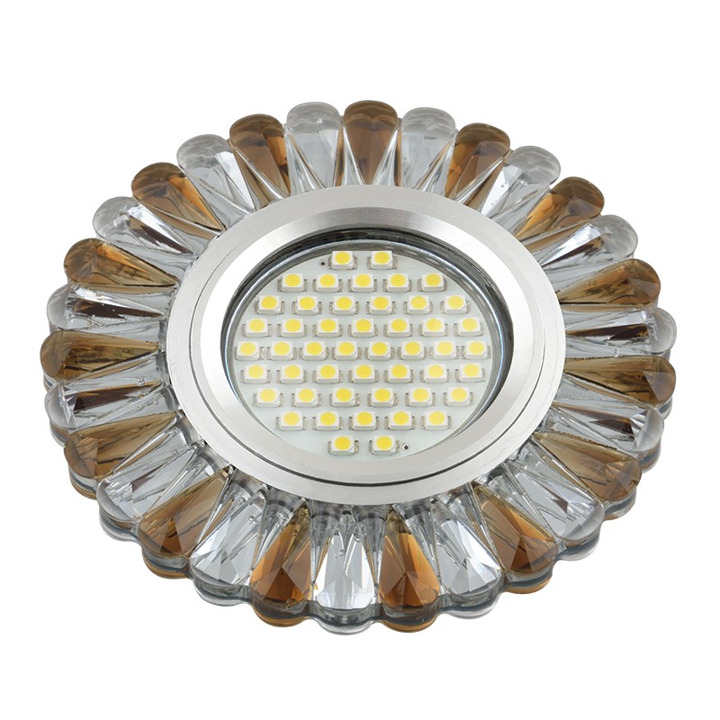 Встраиваемый светильник Fametto Luciole DLS-L145 GU5.3 GLASSY/TEA