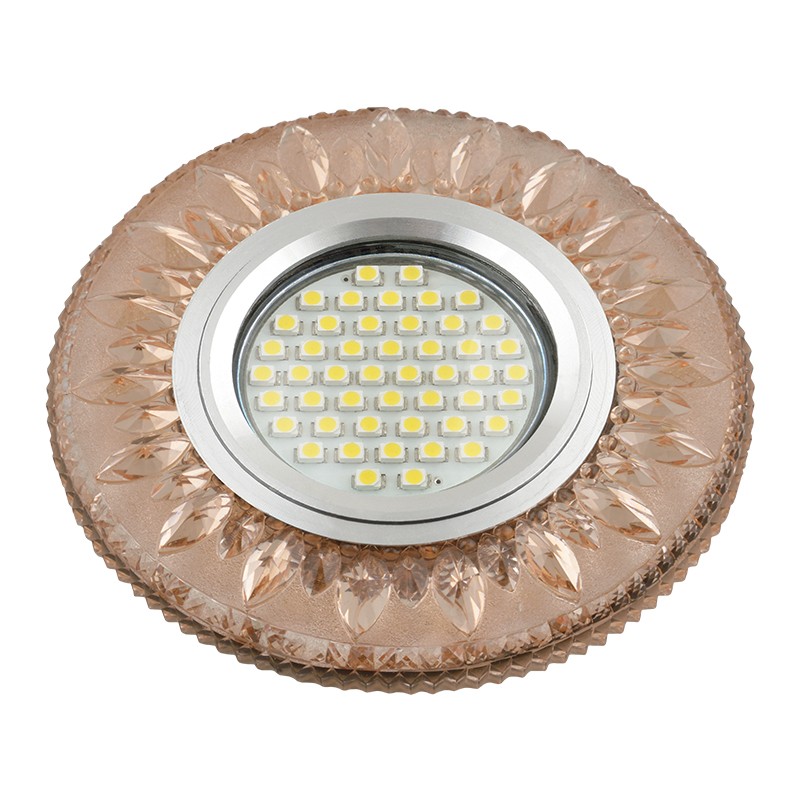 Встраиваемый светильник Fametto Luciole DLS-L141 GU5.3 GLASSY/LIGHT TEA