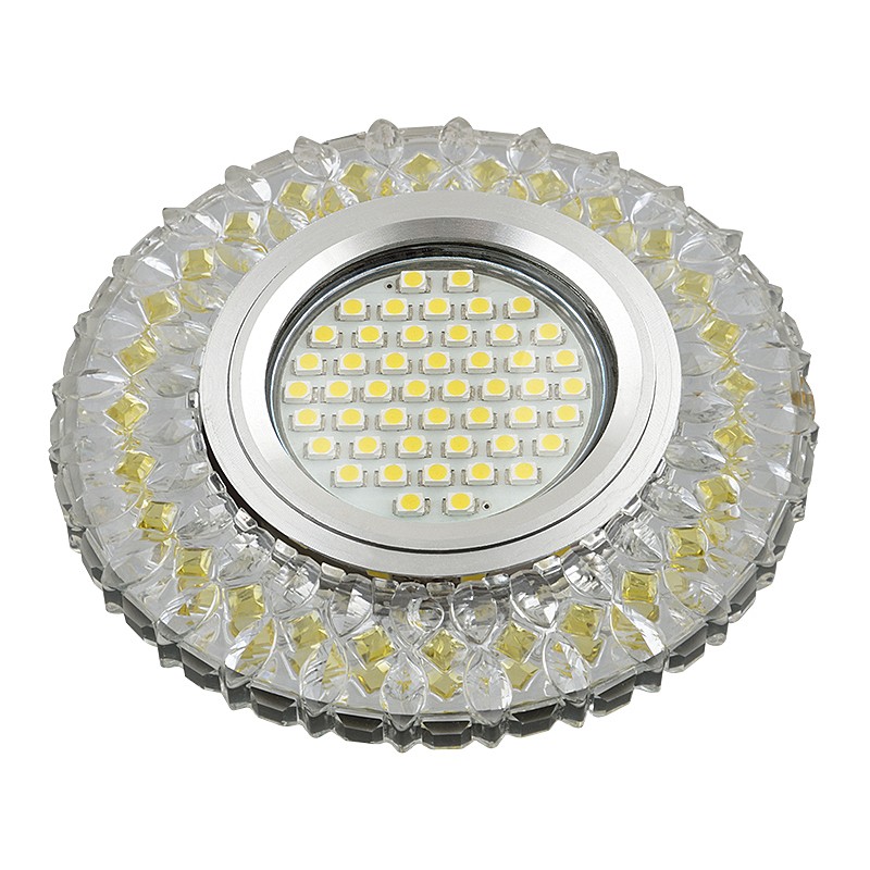 Встраиваемый светильник Fametto Luciole DLS-L138 GU5.3 GLASSY/GOLD