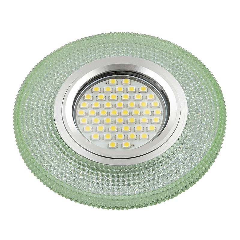 Встраиваемый светильник Fametto Luciole DLS-L142 GU5.3 GLASSY/GREEN