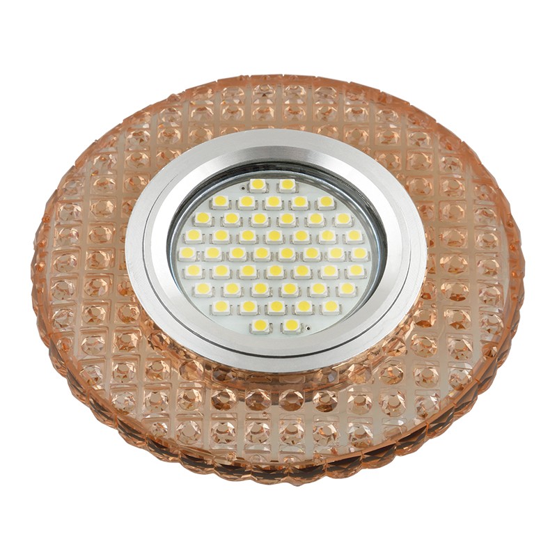 Встраиваемый светильник Fametto Luciole DLS-L143 GU5.3 GLASSY/LIGHT TEA