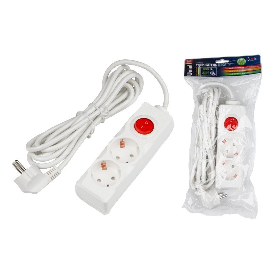 Удлинитель Uniel Standard S-GCD2-3B