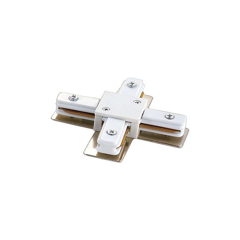 Коннектор для шинопровода Volpe Ubx-q121 Соединитель для шинопроводов Х-образный UBX-Q121 K41 WHITE 1 POLYBAG