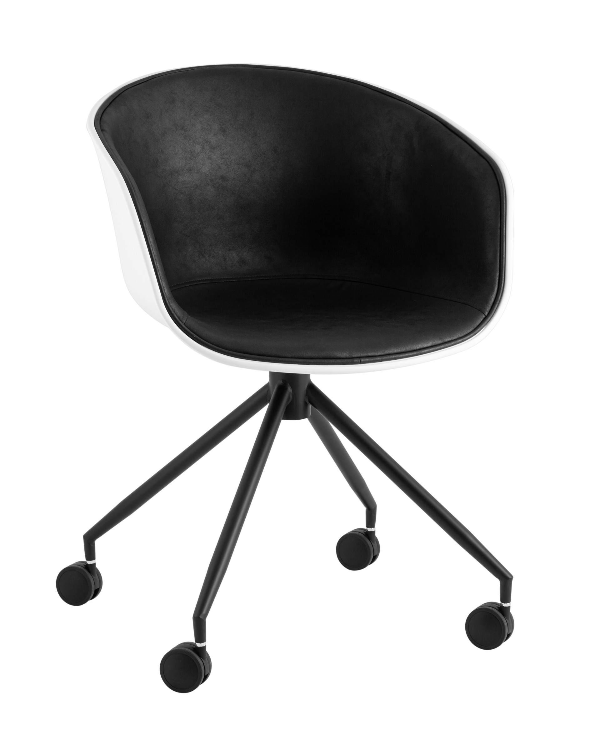 Кресло офисное Stool Group Libra SL-7040ZB whitePP/black PU