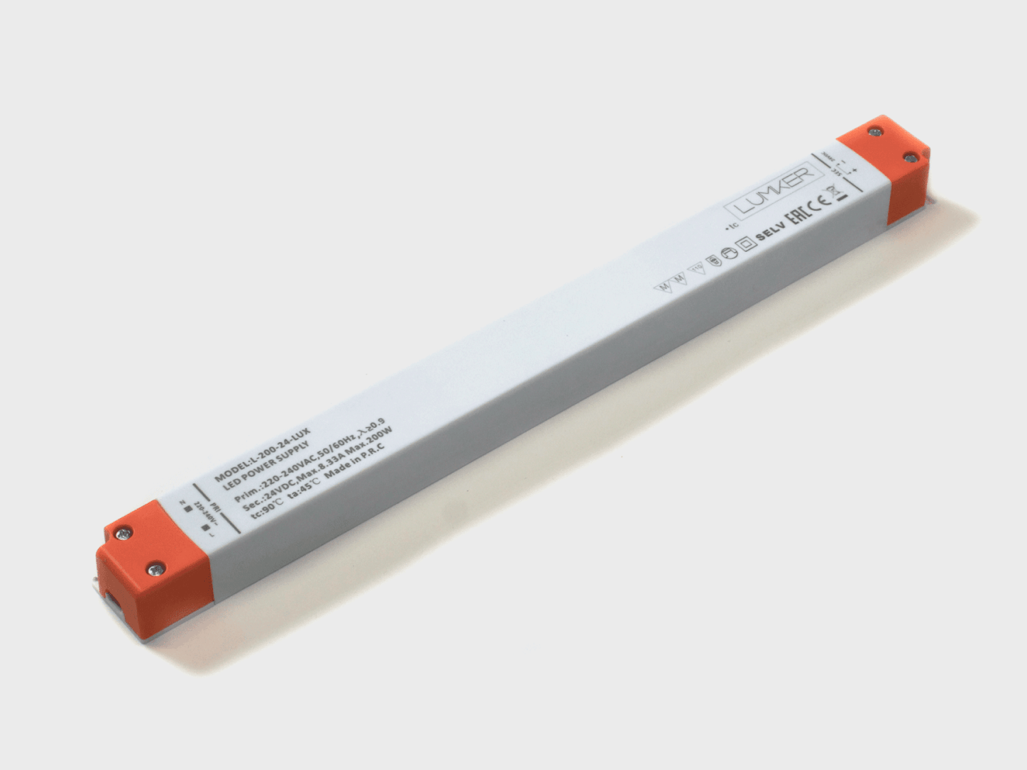 Драйвер для LED ленты SWG LUMKER L-LUX L-200-24-LUX