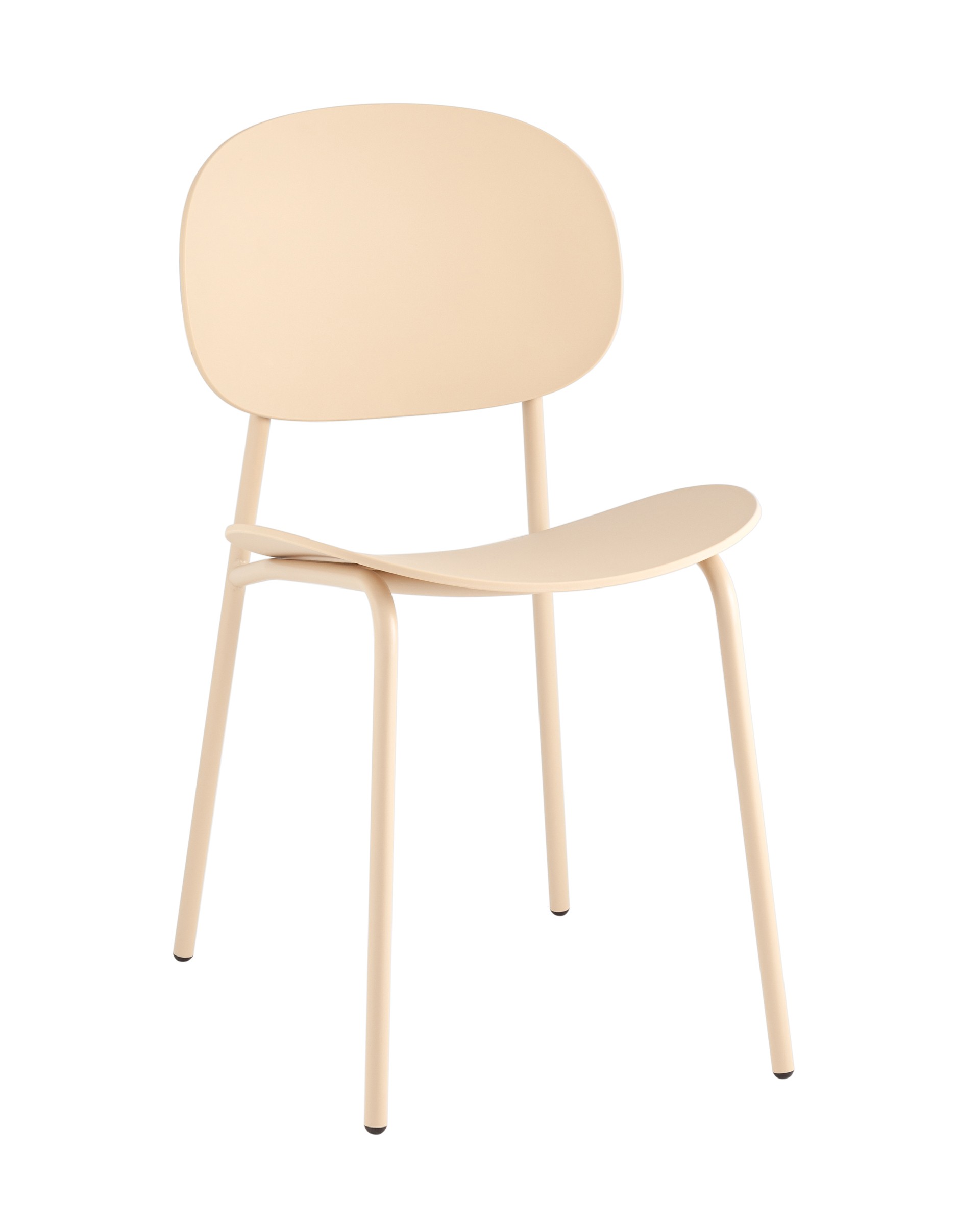 Стул пластиковый Stool Group Edie D-029 yellow 60532