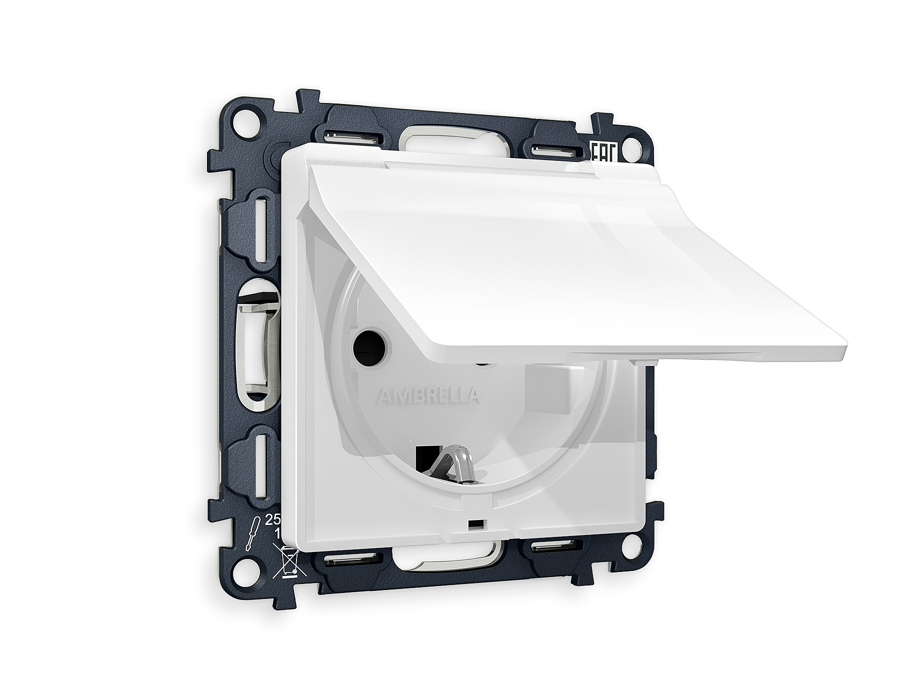 Розетка Ambrella Volt ALFA MA108010