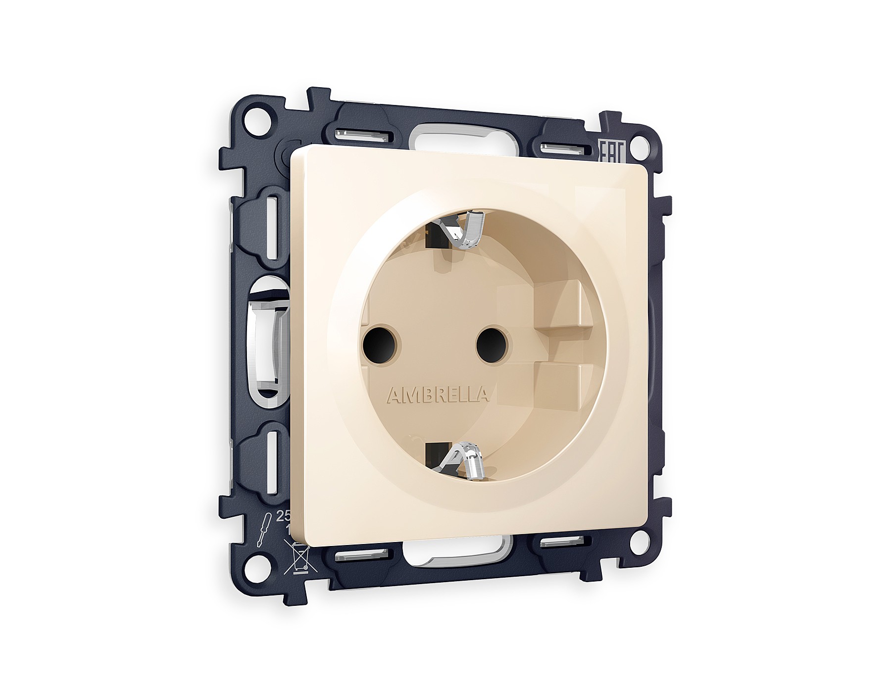 Розетка Ambrella Volt ALFA MA307010