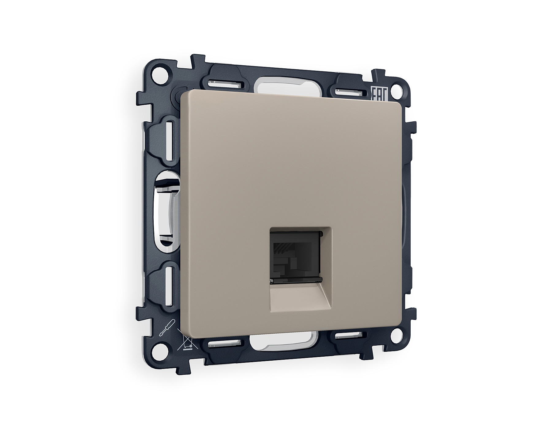 Розетка Ambrella Volt ALFA MA372010