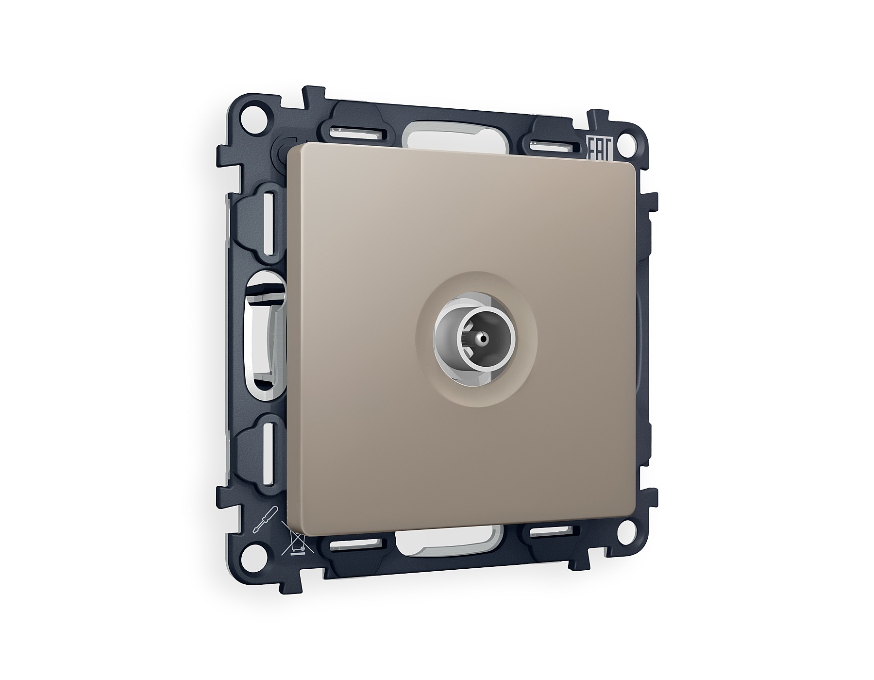 Розетка Ambrella Volt ALFA MA373010