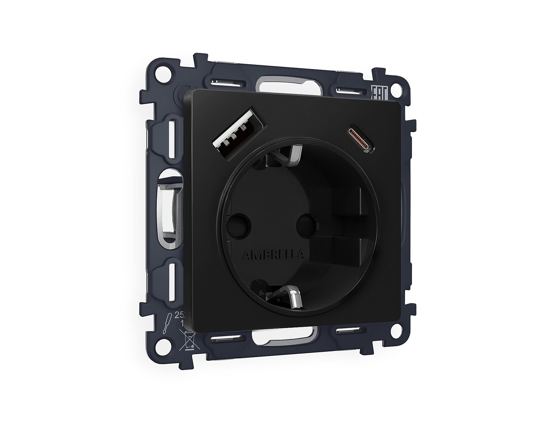 Розетка Ambrella Volt ALFA MA810010