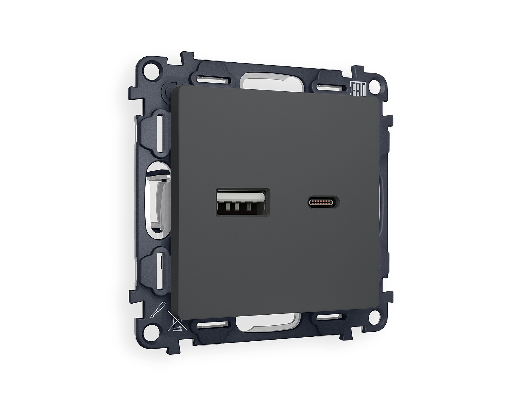 Розетка Ambrella Volt ALFA MA911010