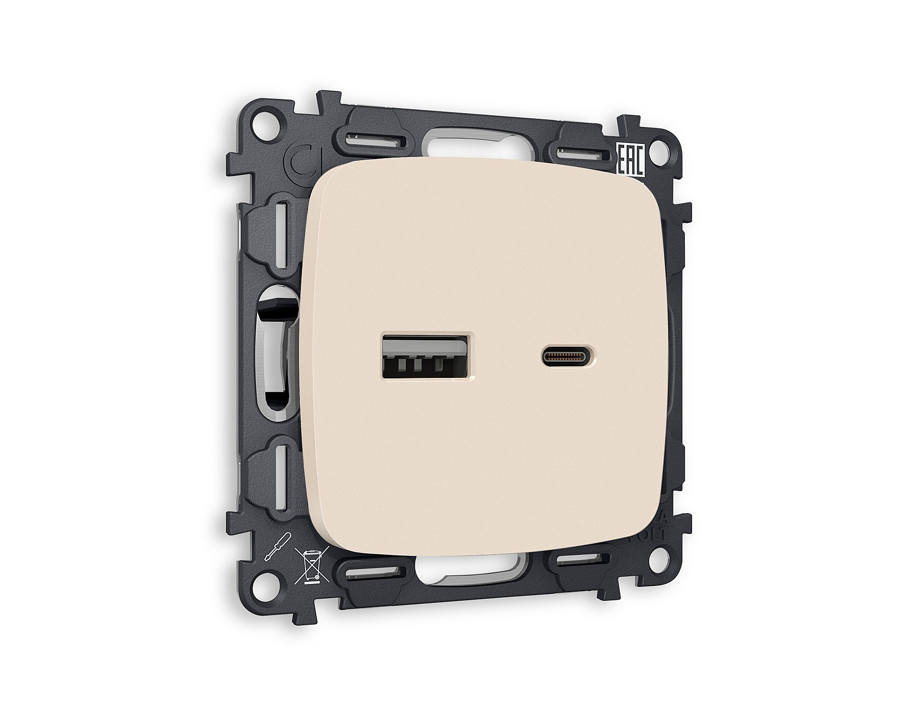 Розетка Ambrella Volt OMEGA MO331010