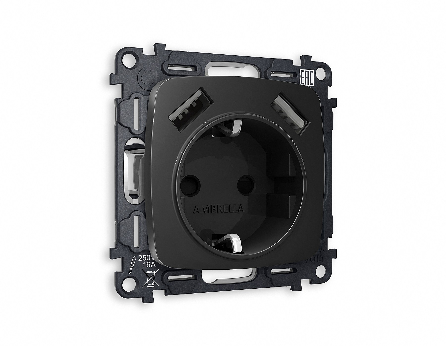 Розетка Ambrella Volt OMEGA MO809010