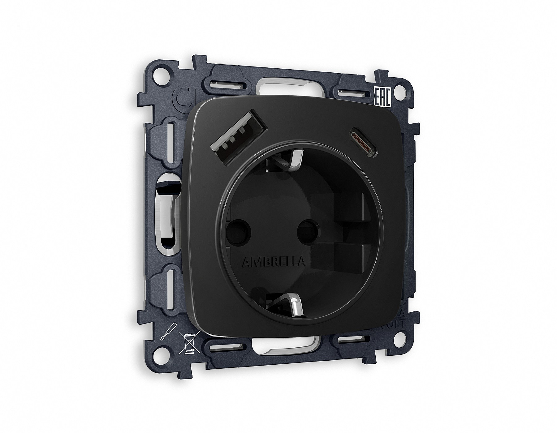 Розетка Ambrella Volt OMEGA MO810010