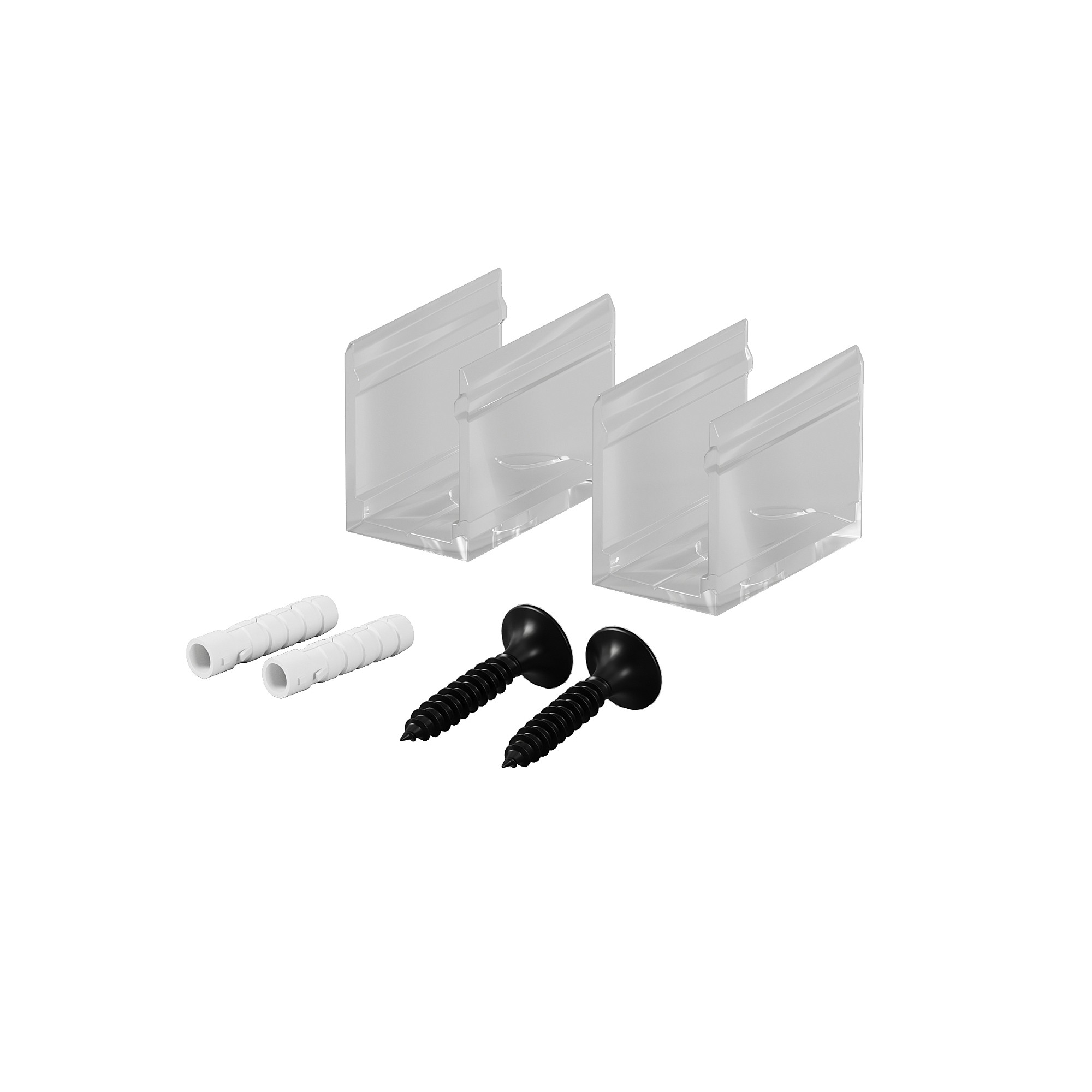 Клипсы для гибкого неона 17x12 мм 2 шт. Maytoni Изгиб поперек оптической оси 432007