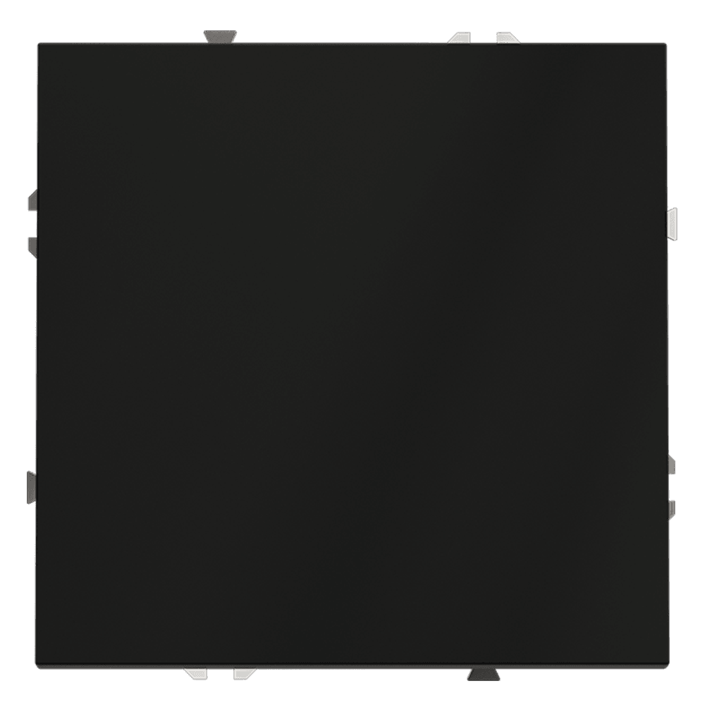 Проходной переключатель встраиваемый VOLTUM S70 одноклавишный 10А, (черный матовый) VLS010308