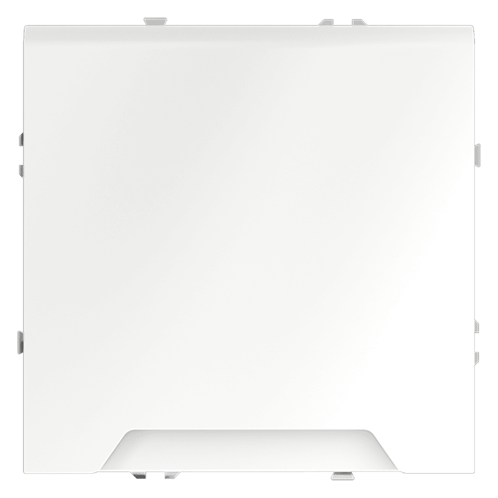 Розетка встраиваемая VOLTUM S70 с заземлением, защитными шторками и крышкой 16А, (белый матовый) VLS040302