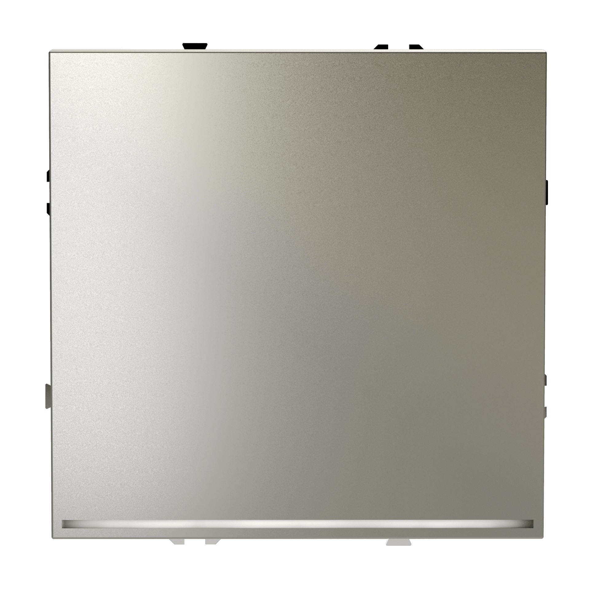 Проходной переключатель одноклавишный с подсветкой Voltum S70 VLS010404