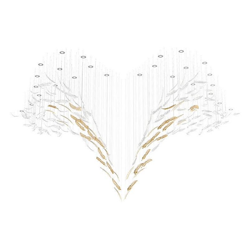 Люстра каскадная L'Arte Luce Luxury Airy L61806