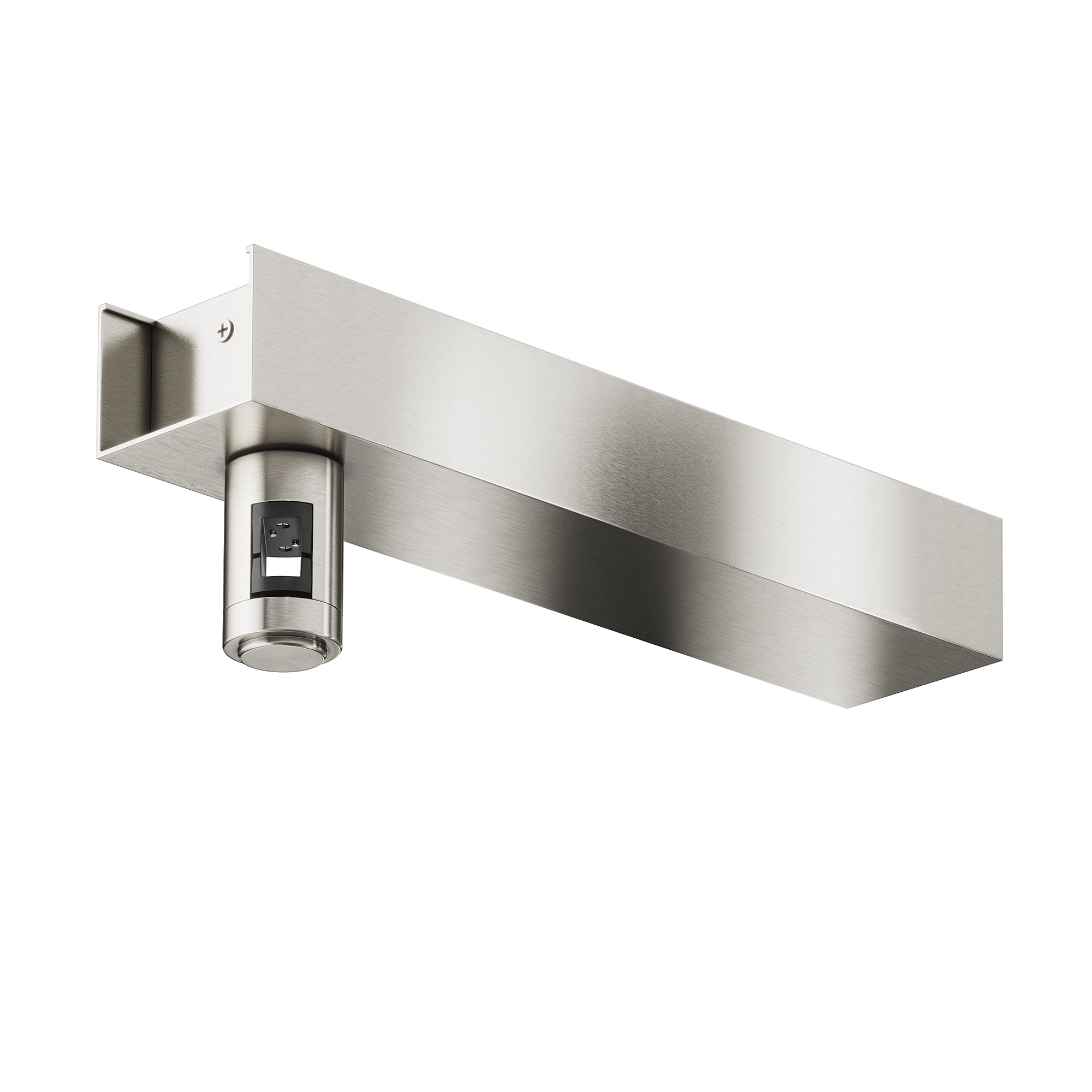 Основание настенное Wall для блока питания с вводом питания Maytoni Accessories for tracks Flarity TRA155CW-BB-PT