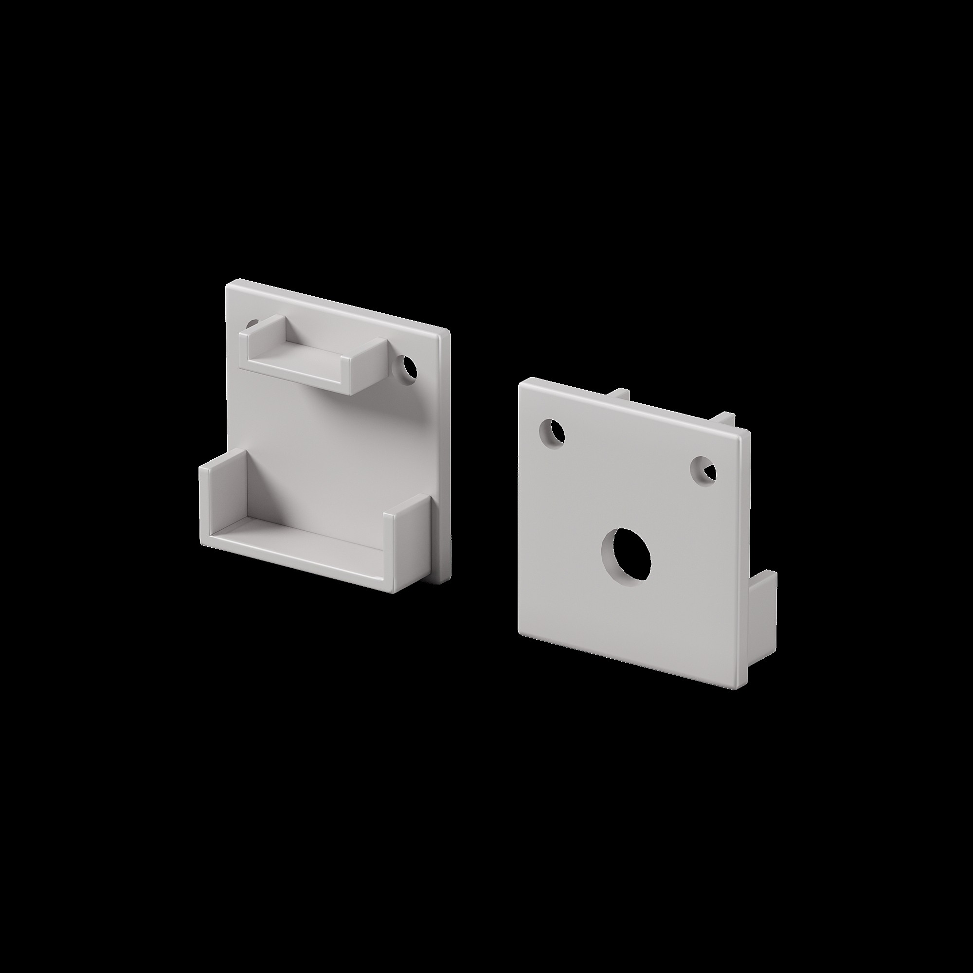 Комплект заглушек (для профиля 20х20) 2 шт., Maytoni Накладной профиль 642077