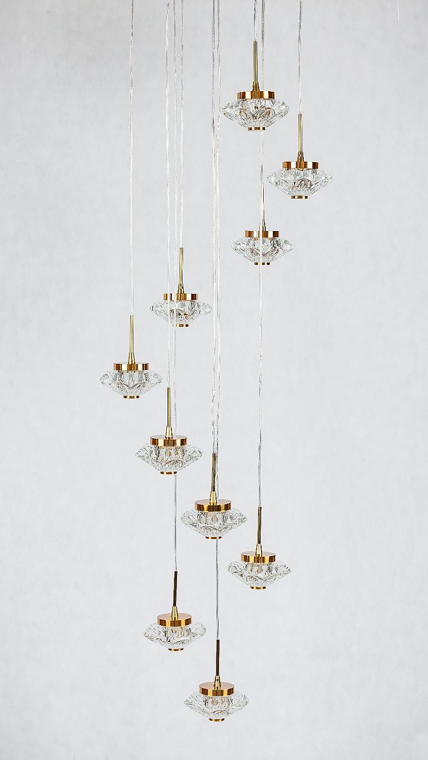 Люстра каскадная Gerhort G52140 G52142/10BRS CL