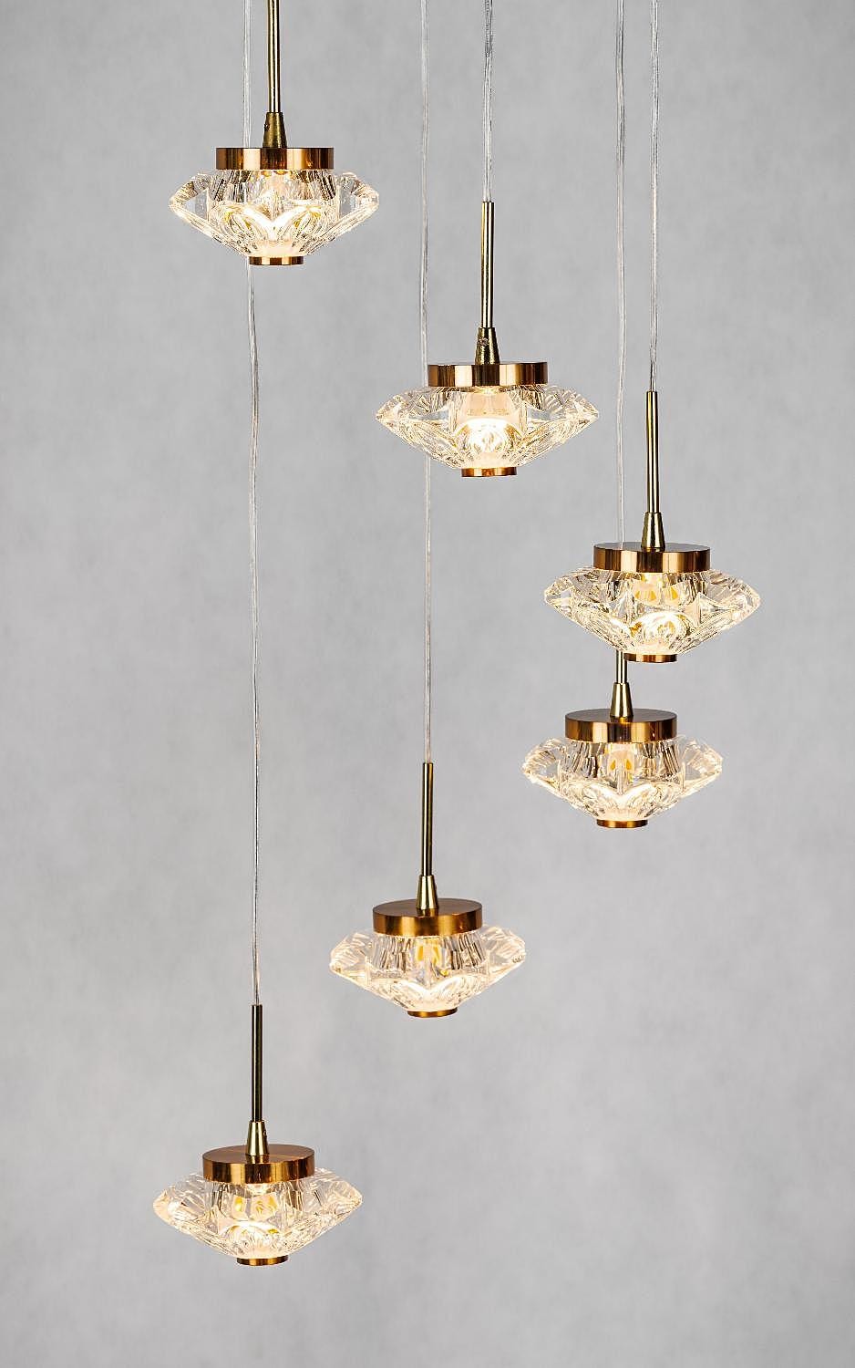 Люстра каскадная Gerhort G52140 G52142/6BRS CL