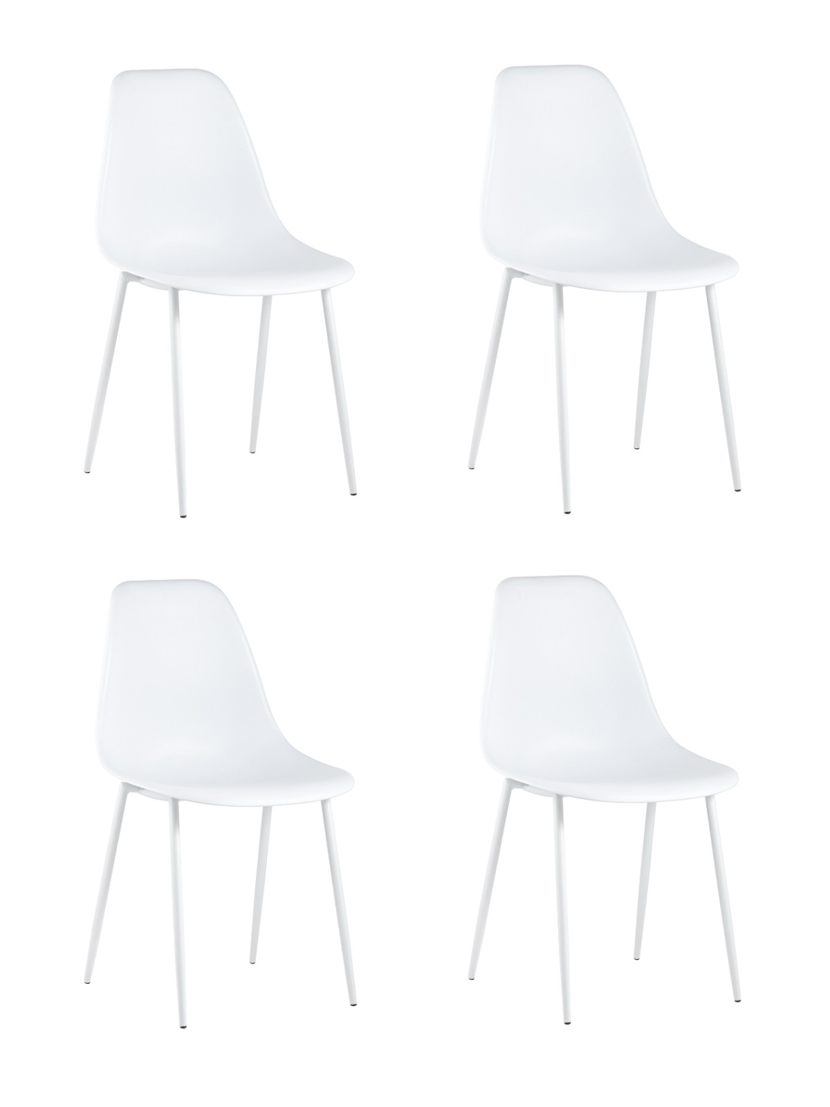Комплект стульев Stool Group Kon KONWIN CHAIR WHITE X4
