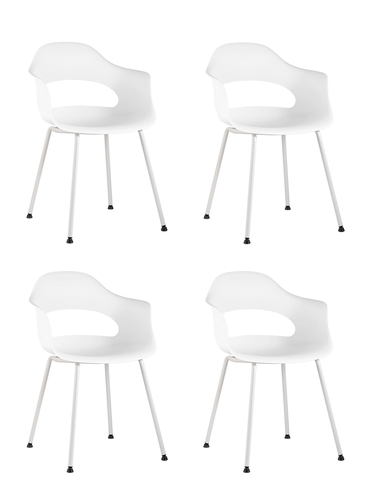 Комплект стульев Stool Group Lady SL-7018K white X4