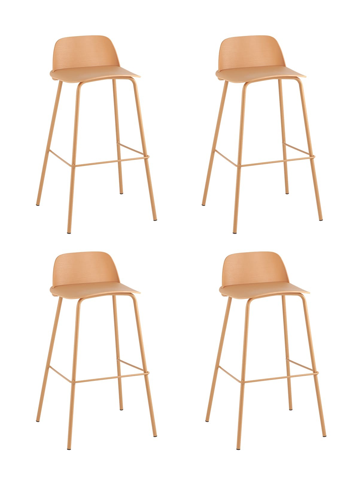 Комплект стульев Stool Group Mist 8063T 75 yellow Y06 X4