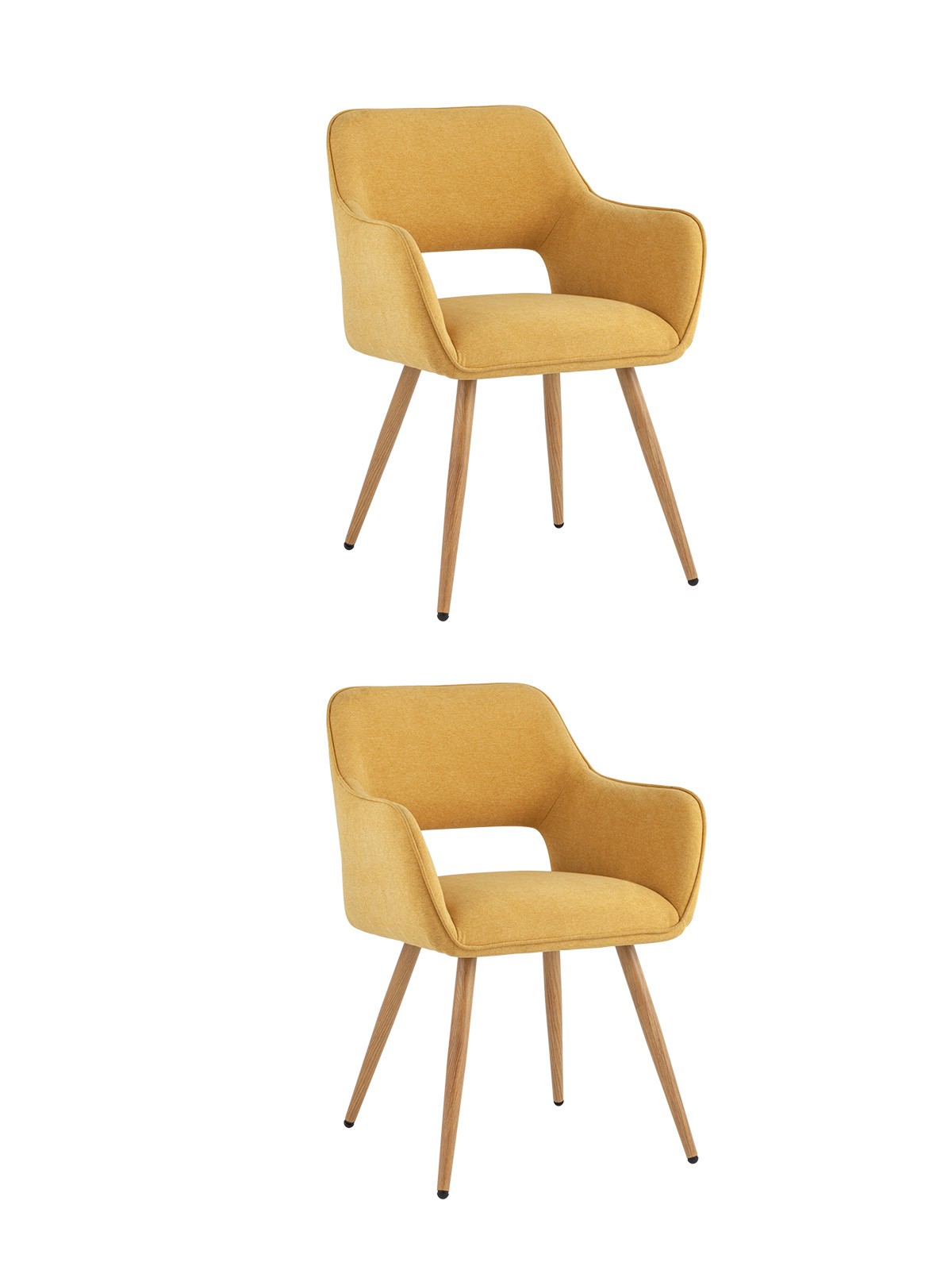 Комплект стульев Stool Group Кромвель CROMWELL II YELLOW X2