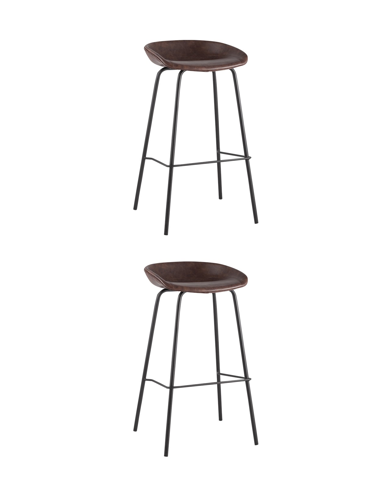 Комплект стульев Stool Group Beetle 8319TB BROWN X2