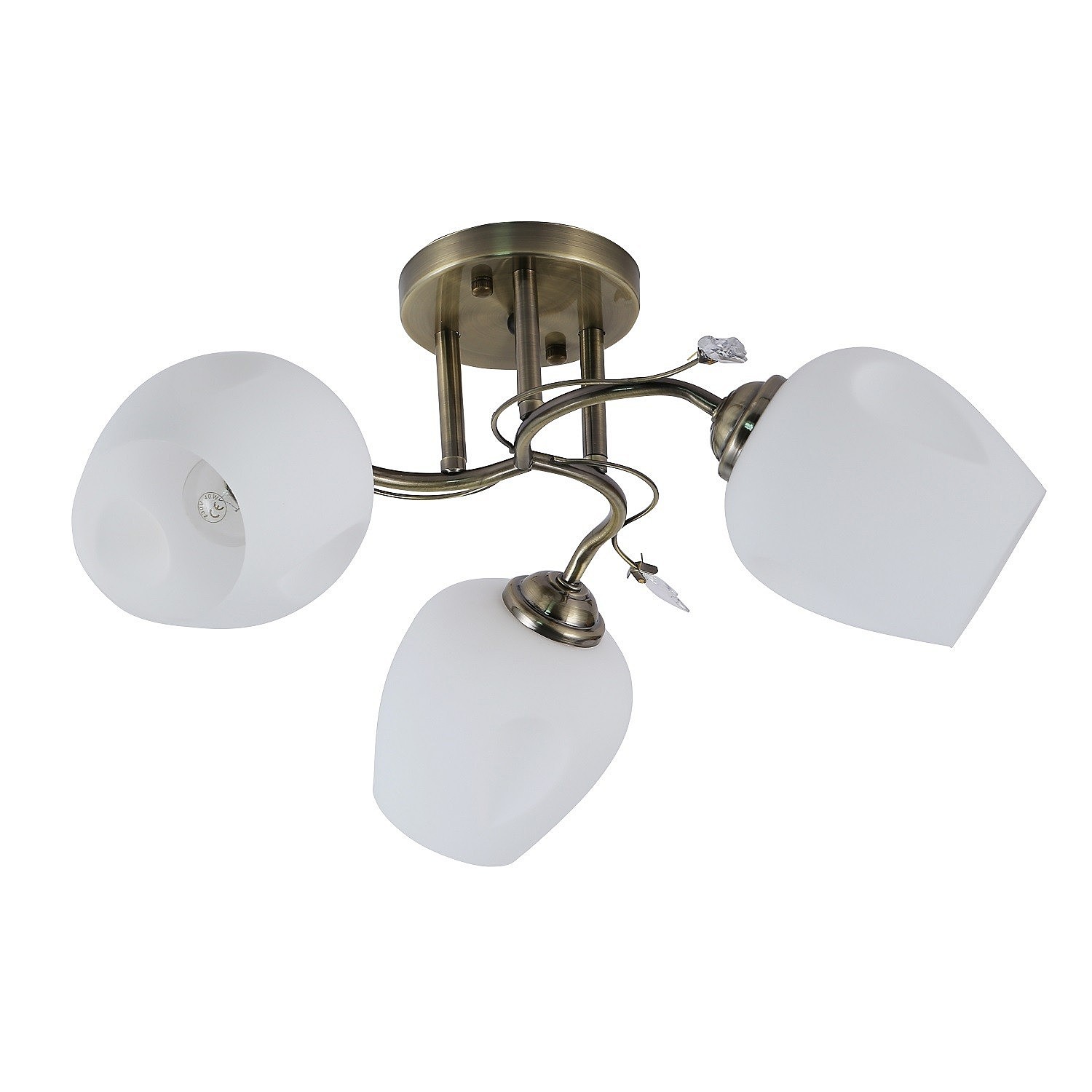 Потолочная люстра ЭкономСвет 10056 10056/3AB WT