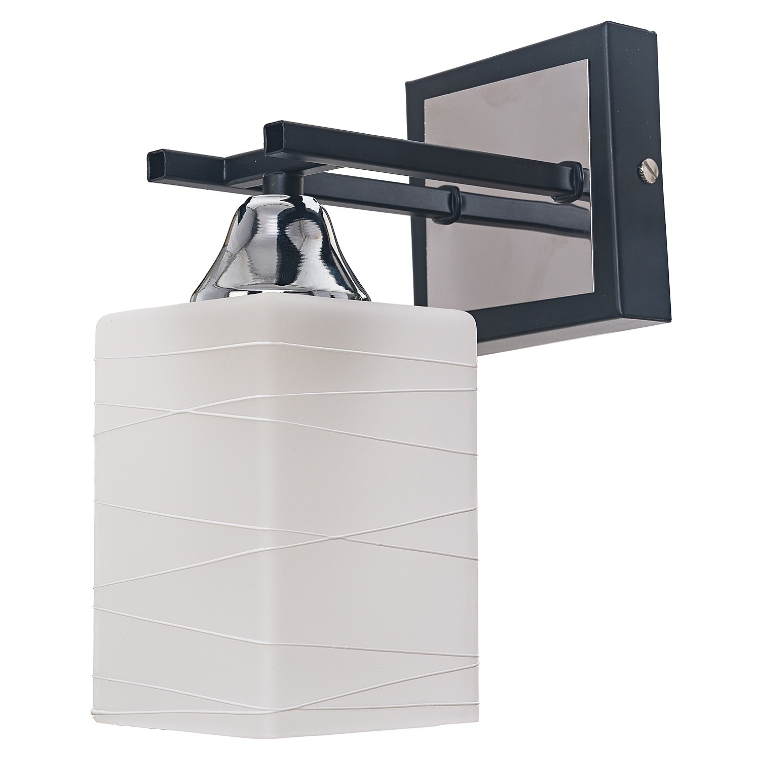 Настенное бра ЭкономСвет 50611 50611/1wCR+BK WT