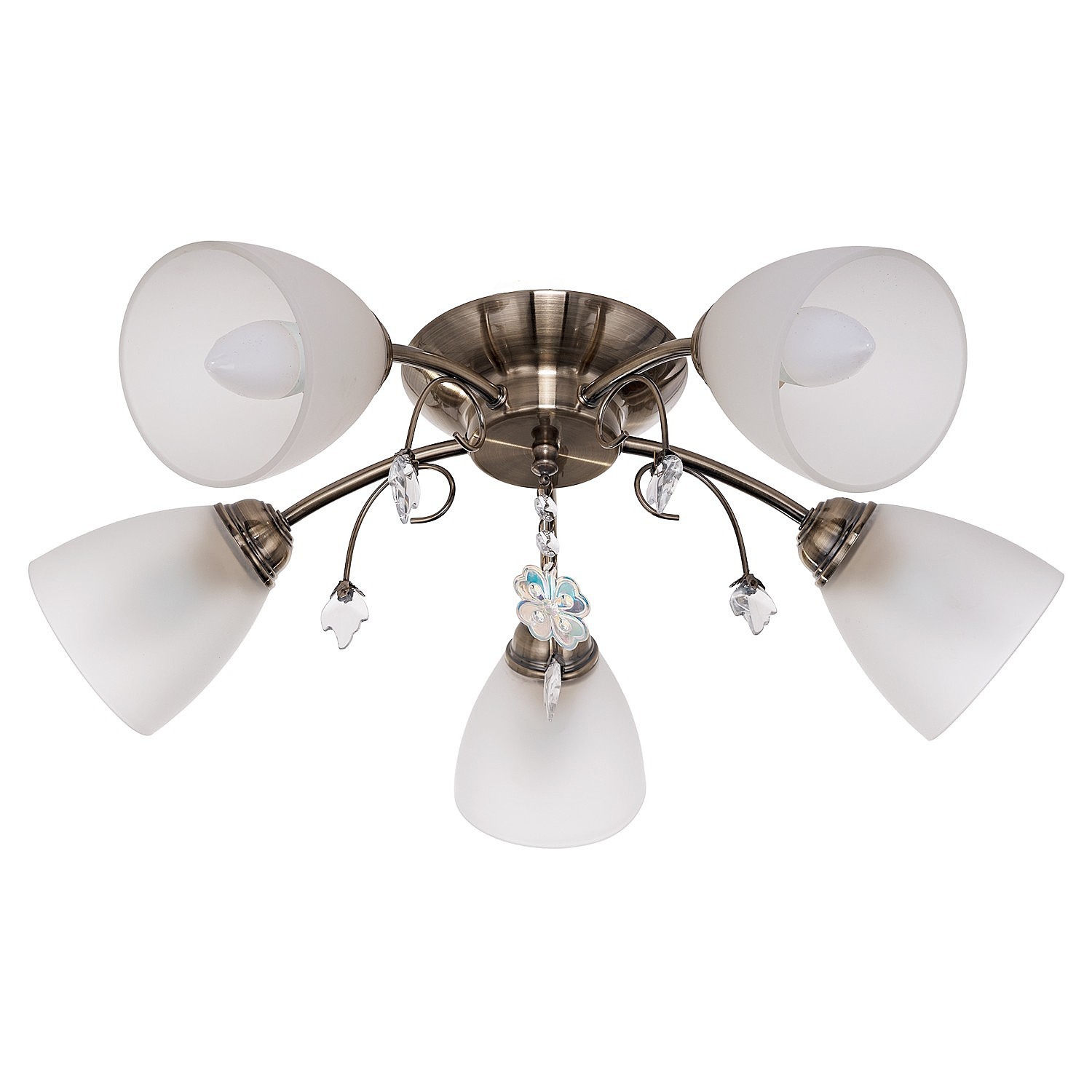 Потолочная люстра ЭкономСвет 53461 53461/5AB WT