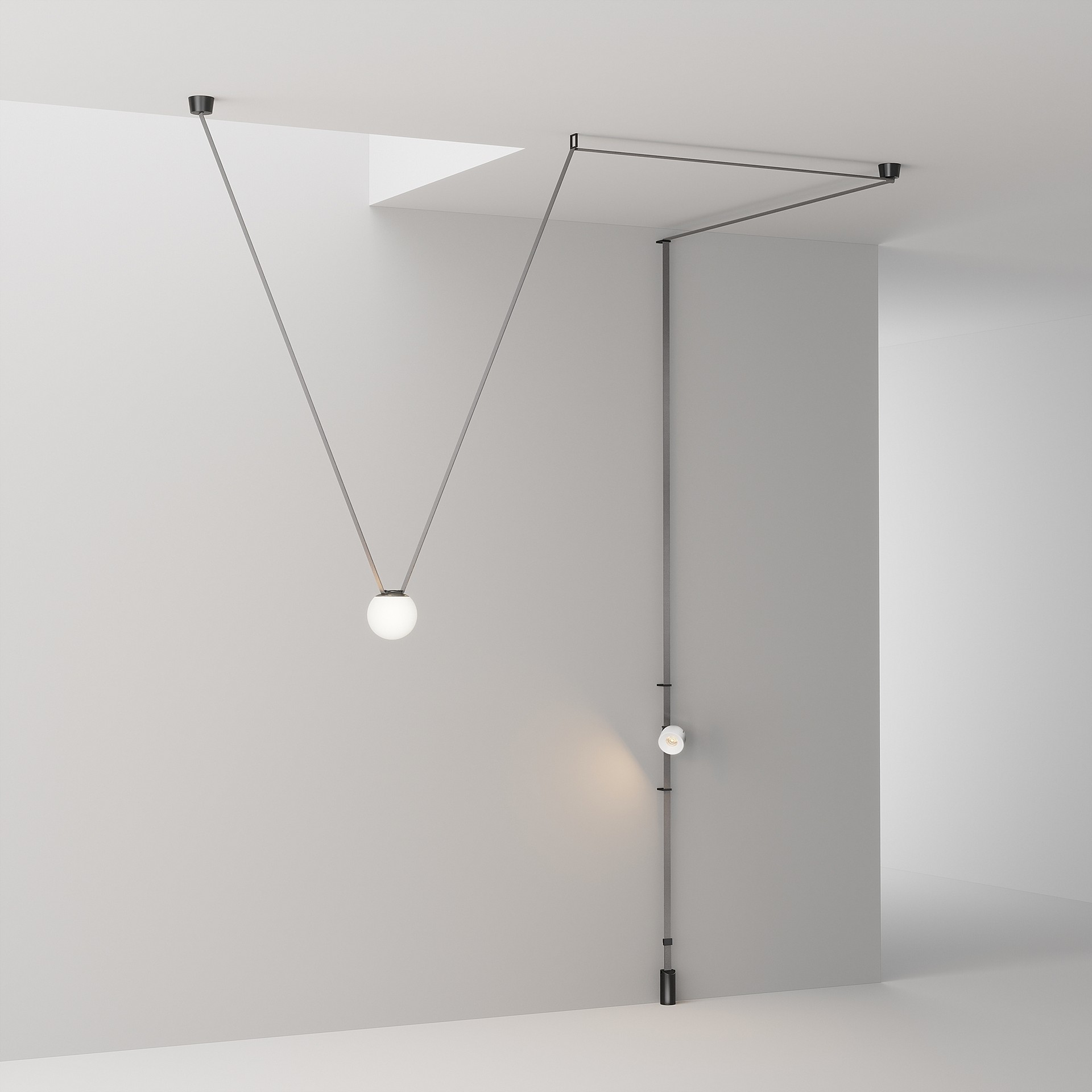 Комплект текстильной подвесной системы Parity Maytoni Готовые конструкции TFC-Par-CW05-LG