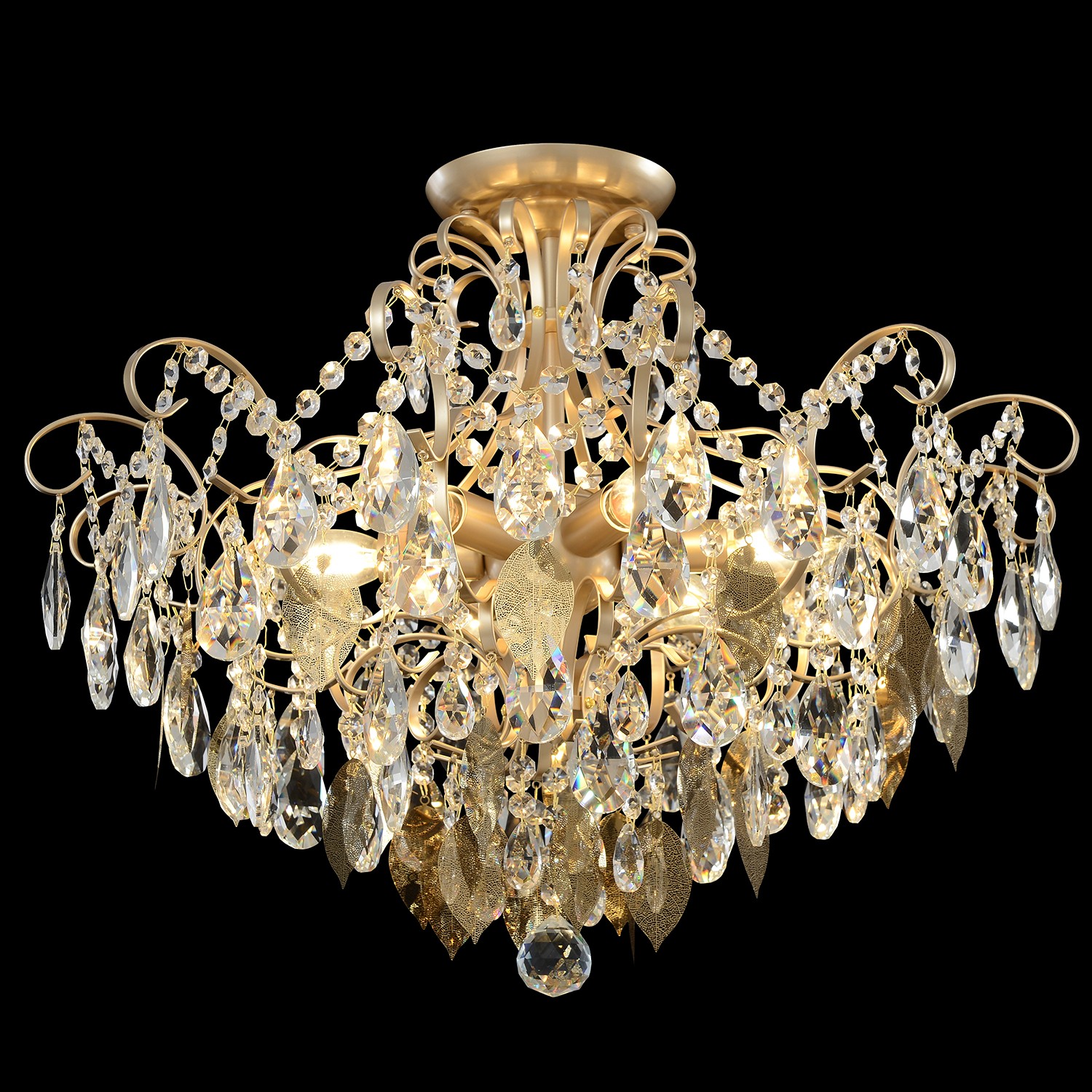 Потолочная люстра Crystal Lux Esmiralda ESMIRALDA PL6 GOLD