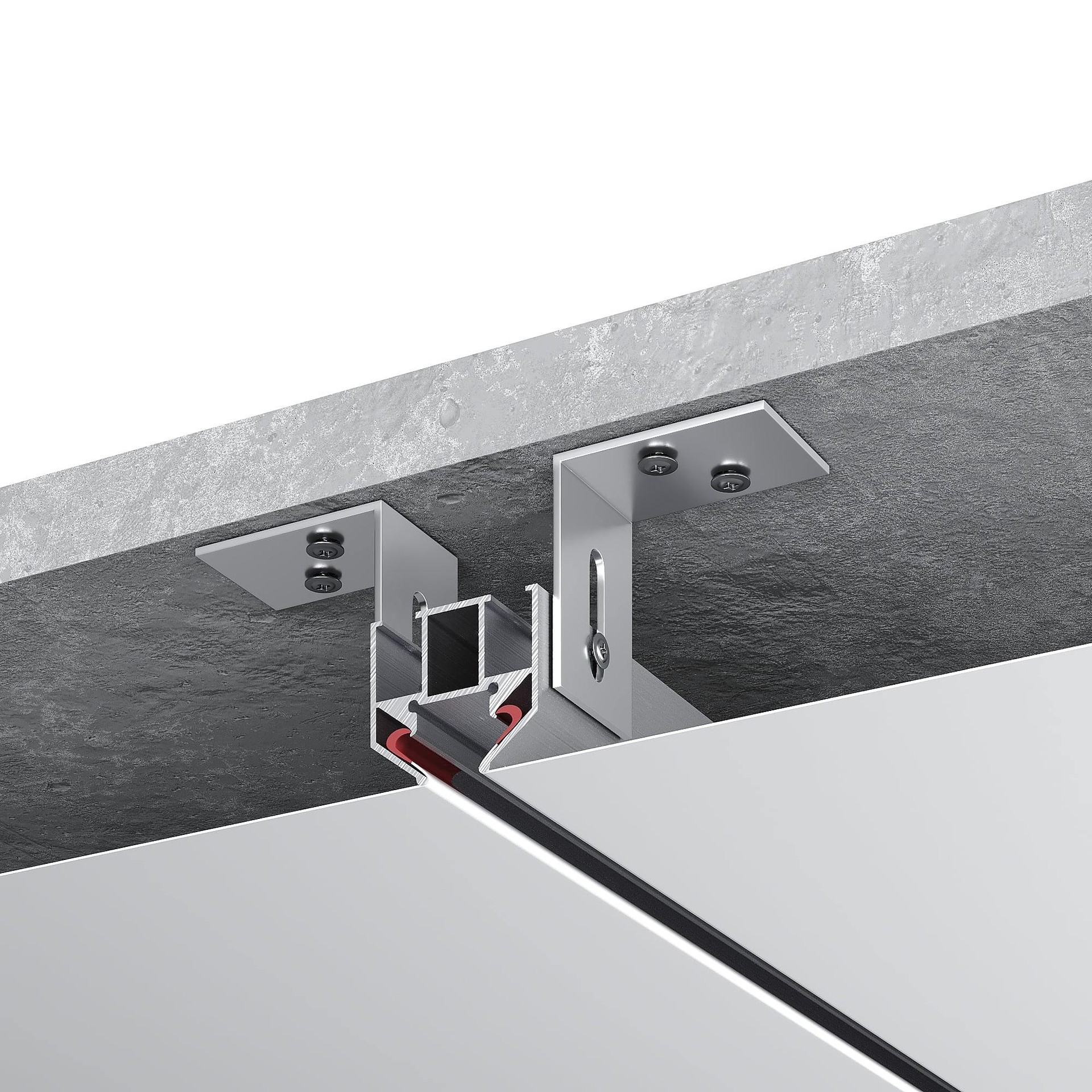 Профиль для шинопровода SUPER5 под натяжной потолок ST Luce Super5 ST066.129.00