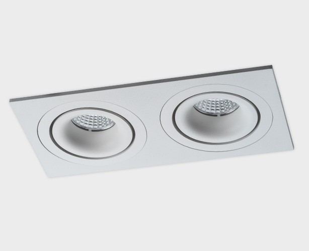 Встраиваемый светильник Italline HALO eco IT02-008 white - 2шт. + IT02-QRS2 white