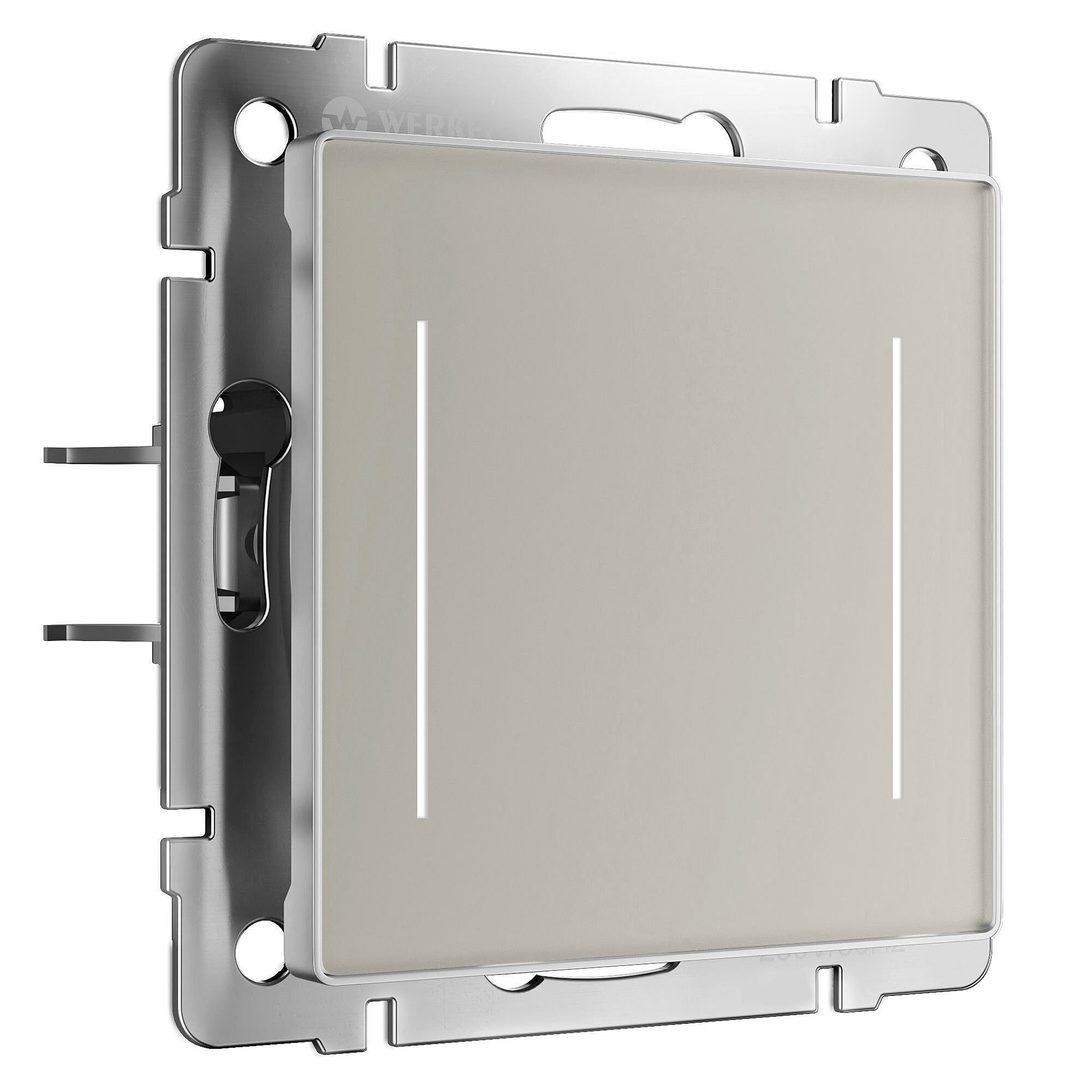 Умный сенсорный выключатель Werkel W4523641/ Умный сенсорный выключатель двухклавишный (дымчатый)