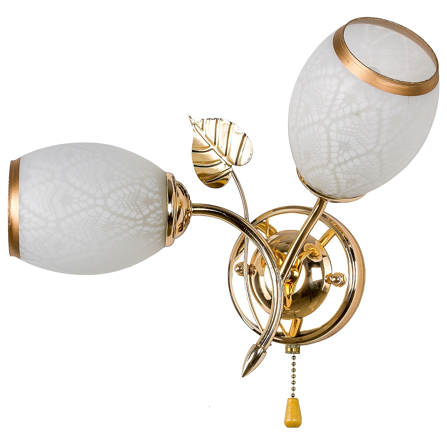 Настенное бра ЭкономСвет 4552 4552/2wFGD WT