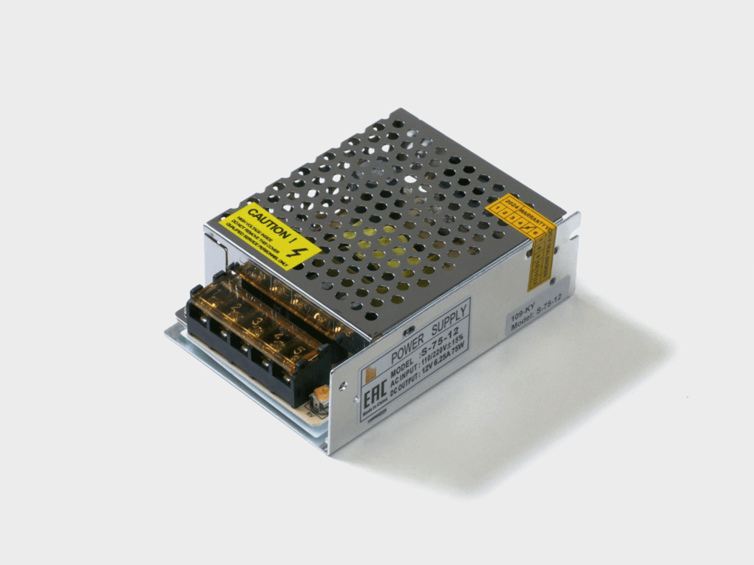 Блок питания для светодиодных лент 12В 75Вт SWG Standard S S-75-12