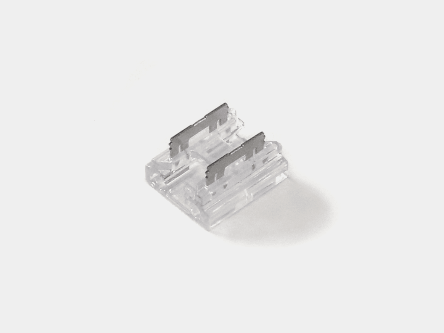 Пластиковый прямой коннектор для светодиодной ленты 8мм SWG Standard Коннекторы CN-8MM-2P-Z-SC-H