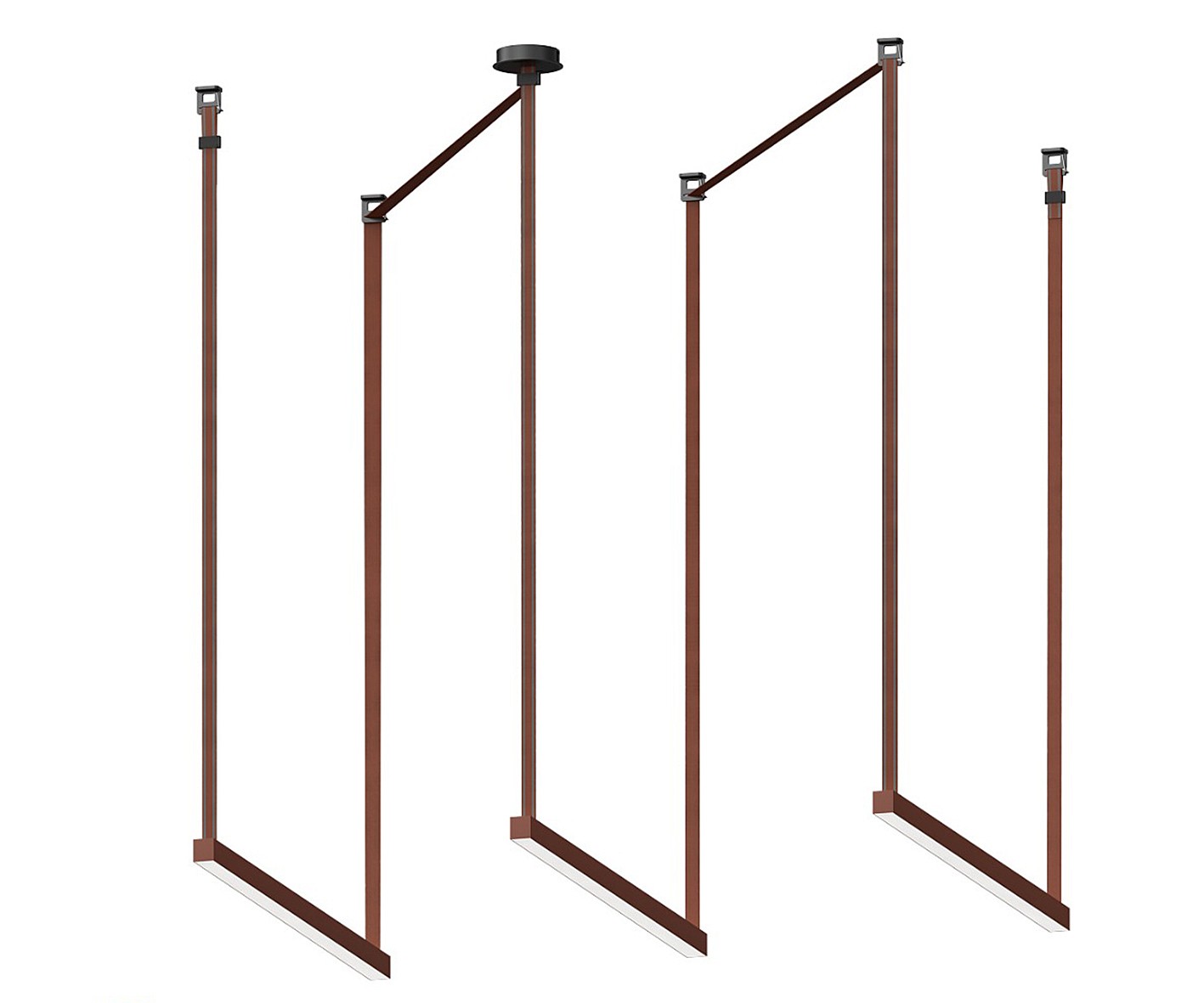 Комплект ременной трековой системы терракотовый KINK Light Сатори 6421-2K,06