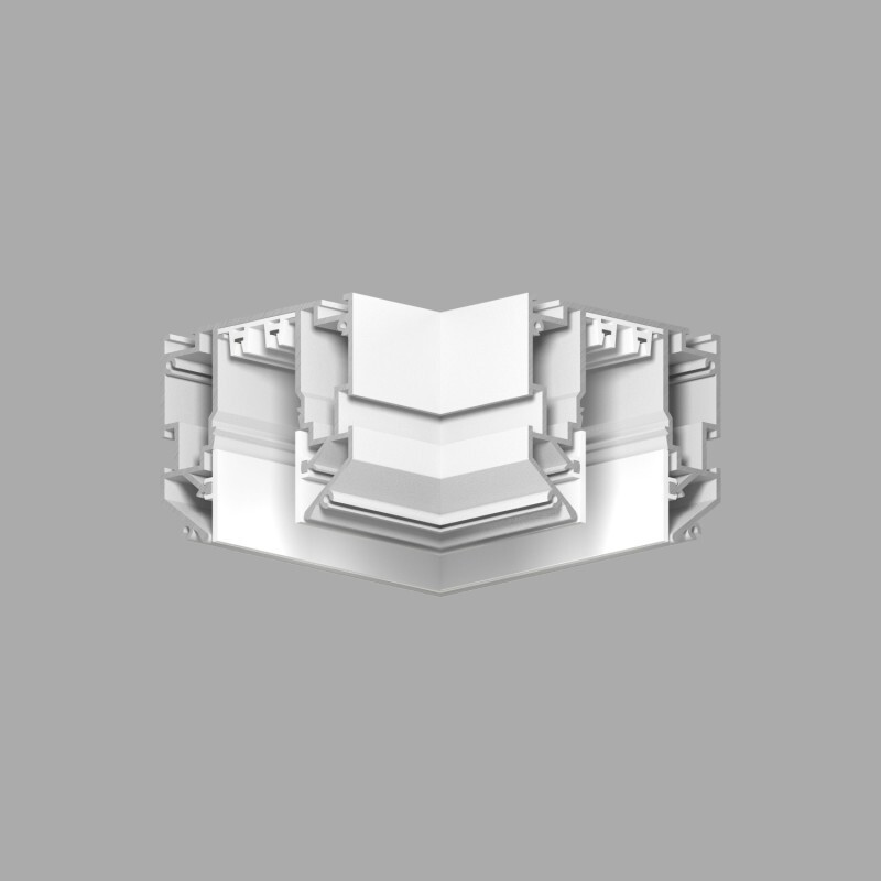 Угловой элемент 90° Denkirs TR2026-WH